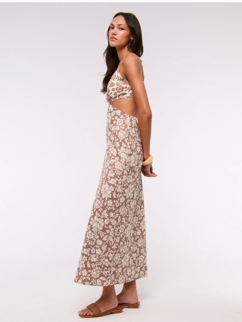 Abercrombie & Fitch Julia Slip Cutout Maxi Dress